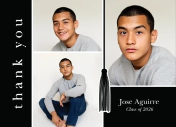 Tassel Collage Graduate Thanks