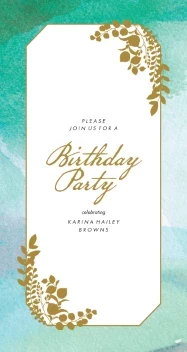 Watercolor Elegant Flowers