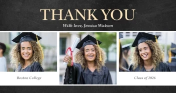 Grad Thank You Chalkboard