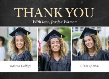 Grad Thank You Chalkboard
