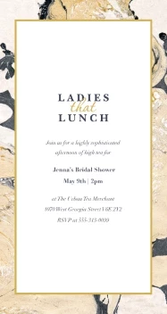 Classic Marble Invitation