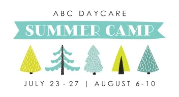 Trees Illustration Camp