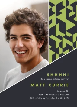 Minimal Graphic Pattern Birthday