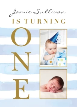 Stripes Watercolor Boy