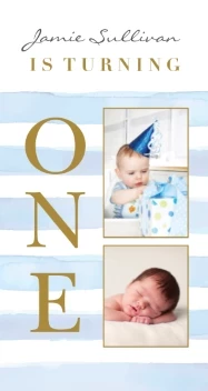 Stripes Watercolor Boy