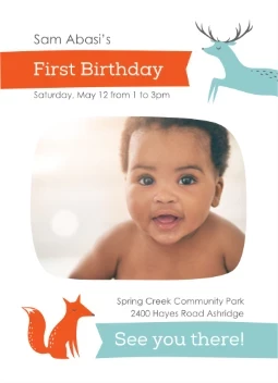 Forest Animals Birthday