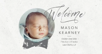Bowtie Welcome Boy