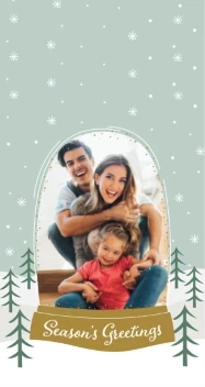 Snow Globe Photo Illustration