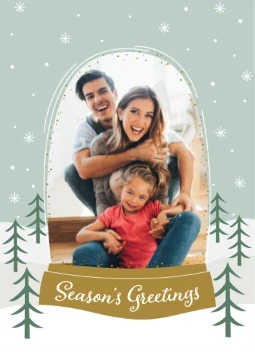 Snow Globe Photo Illustration