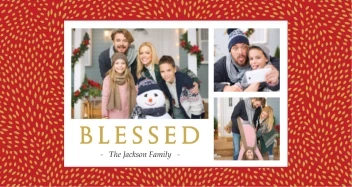 Wrapping Paper Effect Blessed