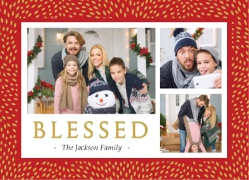 Wrapping Paper Effect Blessed