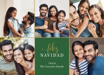Elegant Multiphoto Navidad