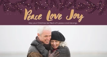 Peace Love Joy Sparkles