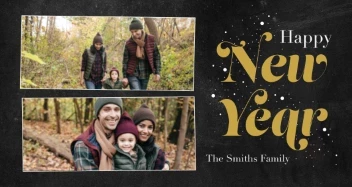 Fancy Font Happy New Year