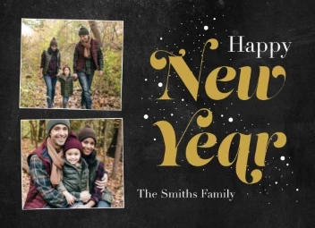 Fancy Font Happy New Year