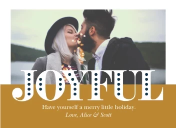 Large Joyful Holiday