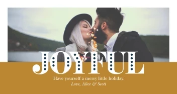 Large Joyful Holiday