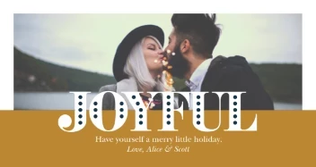 Large Joyful Holiday