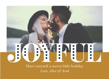 Large Joyful Holiday