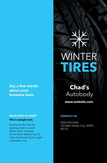 Snowflake Winter Tires