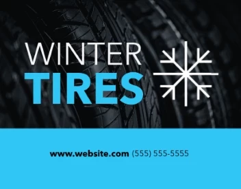 Snowflake Winter Tires