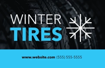 Snowflake Winter Tires