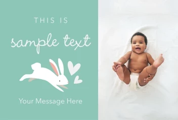 Bunny Baby Banner