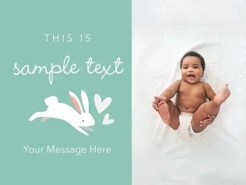 Bunny Baby Banner