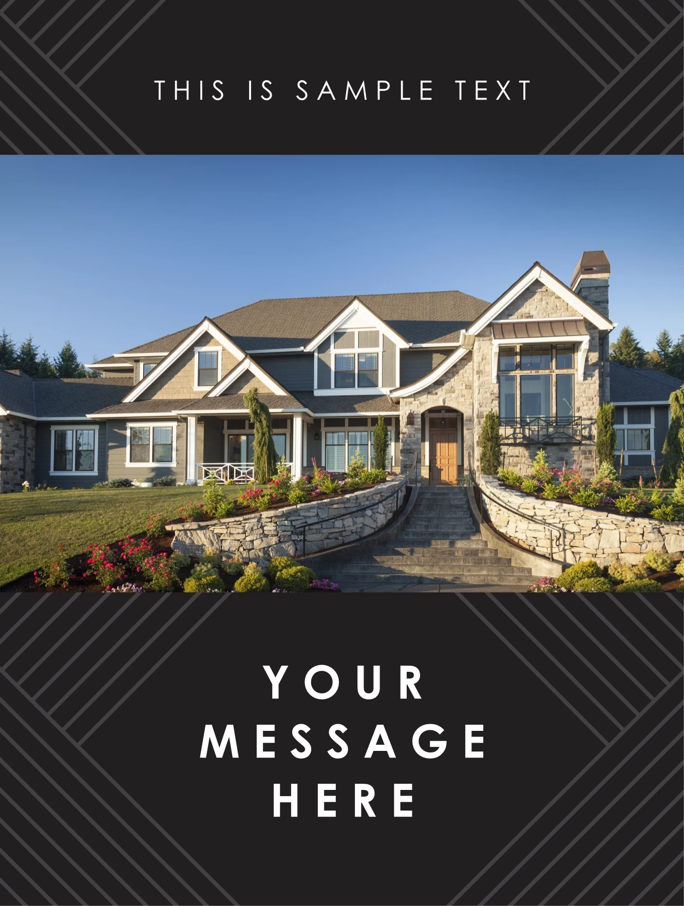 Diagonal Lines Banner