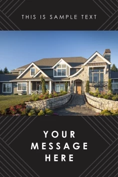 Diagonal Lines Banner