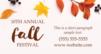 Fall Foliage Festival