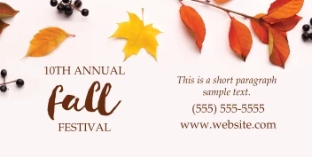 Fall Foliage Festival