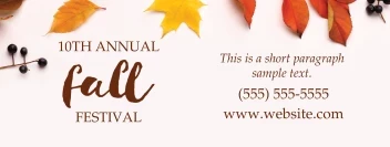 Fall Foliage Festival