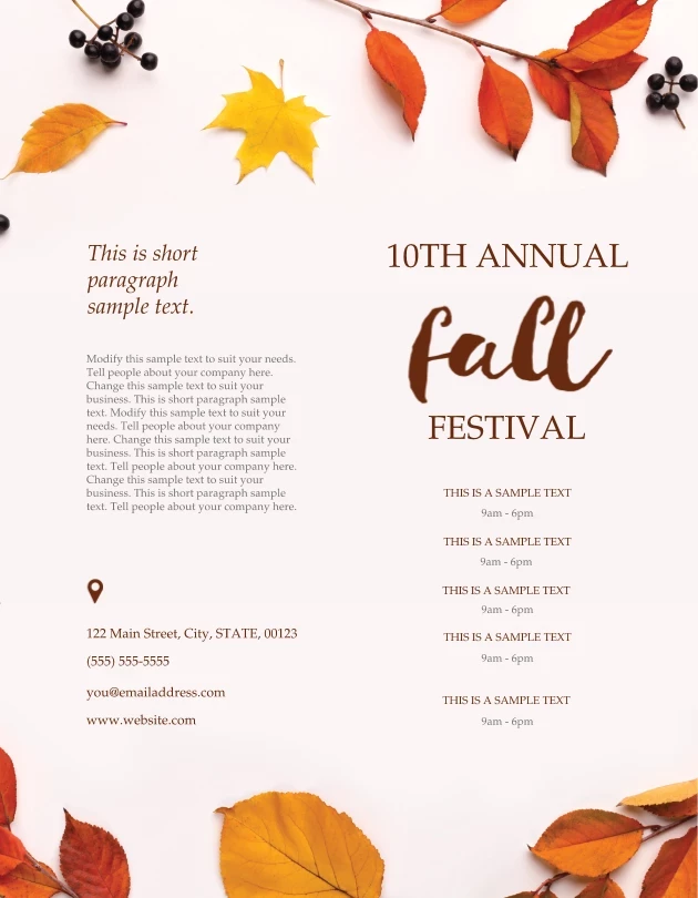 Fall Foliage Festival