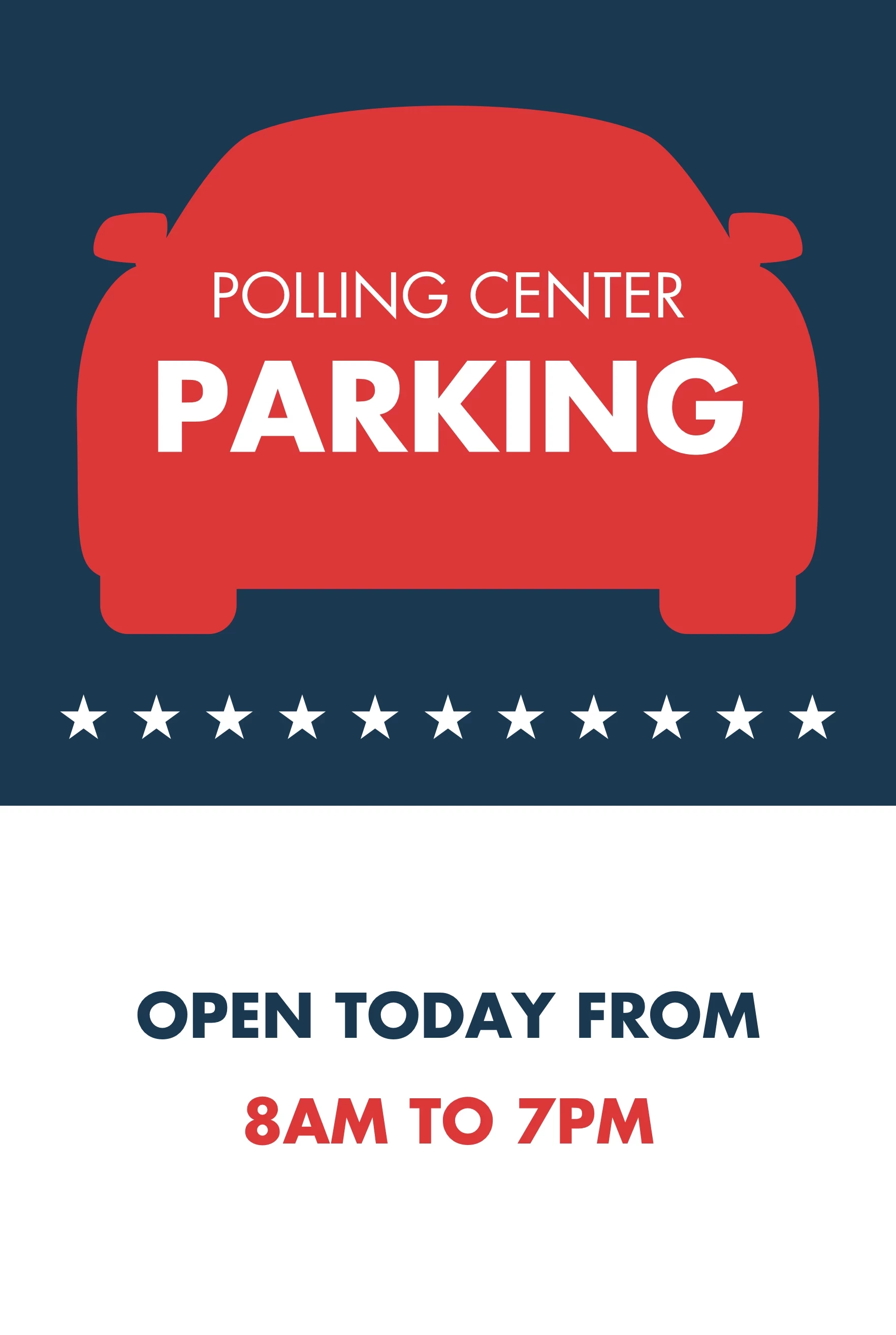 Polling Center Parking
