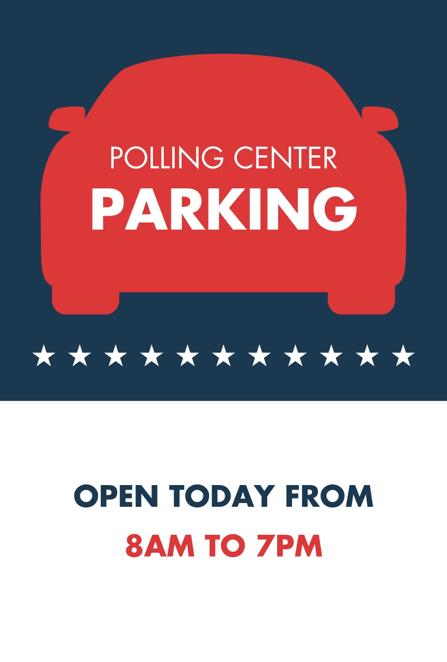 Polling Center Parking
