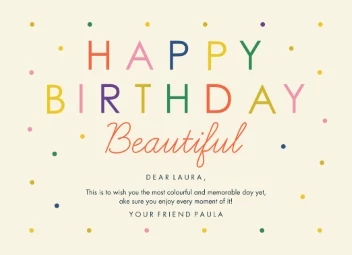 Multi-color Birthday
