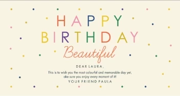 Multi-color Birthday