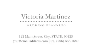 Floral Pattern Wedding Planner