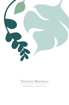 Floral Pattern Wedding Planner