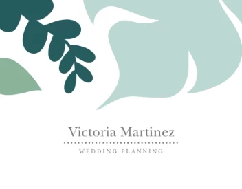 Floral Pattern Wedding Planner