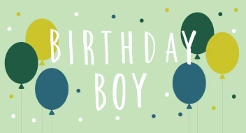 Balloon And Dots Boy