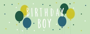 Balloon And Dots Boy