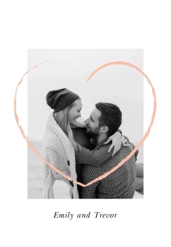 Simple Golden Heart Line