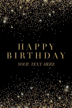 Glitter Classic Birthday