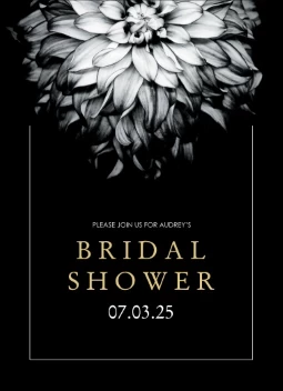 Dark Flower Photo Bridal