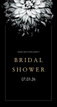 Dark Flower Photo Bridal