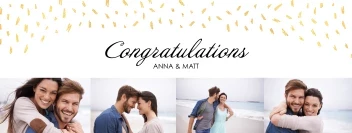 Gold Congrats Collage