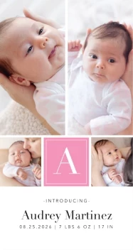 Minimalistic Collage Monogram Girl