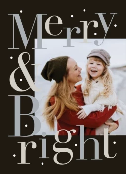 Festive Letters Frame